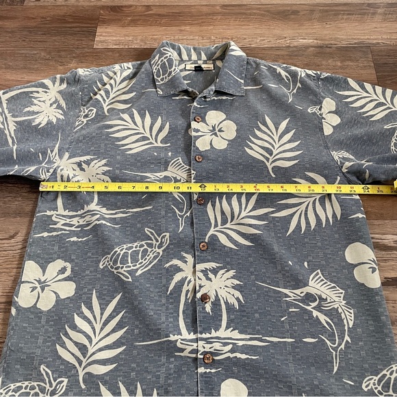 Tommy Bahama silk button Hawaiian shirt L - Picture 6 of 7